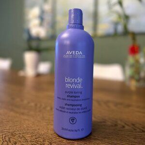 NEW! Aveda -blonde revival™ purple toning shampoo 1L/ 33.8OZ